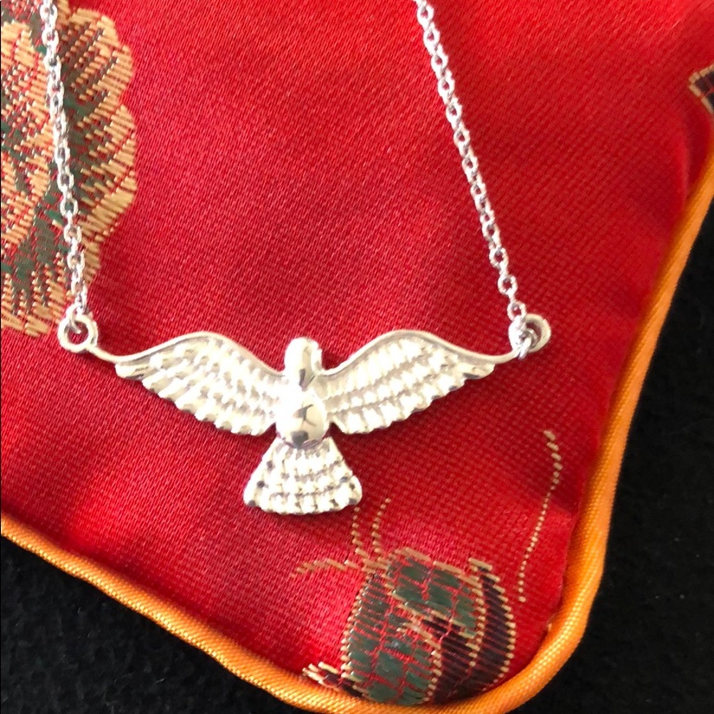 Flying Bird of peace9.25 sterling STSPLATINUM 16”